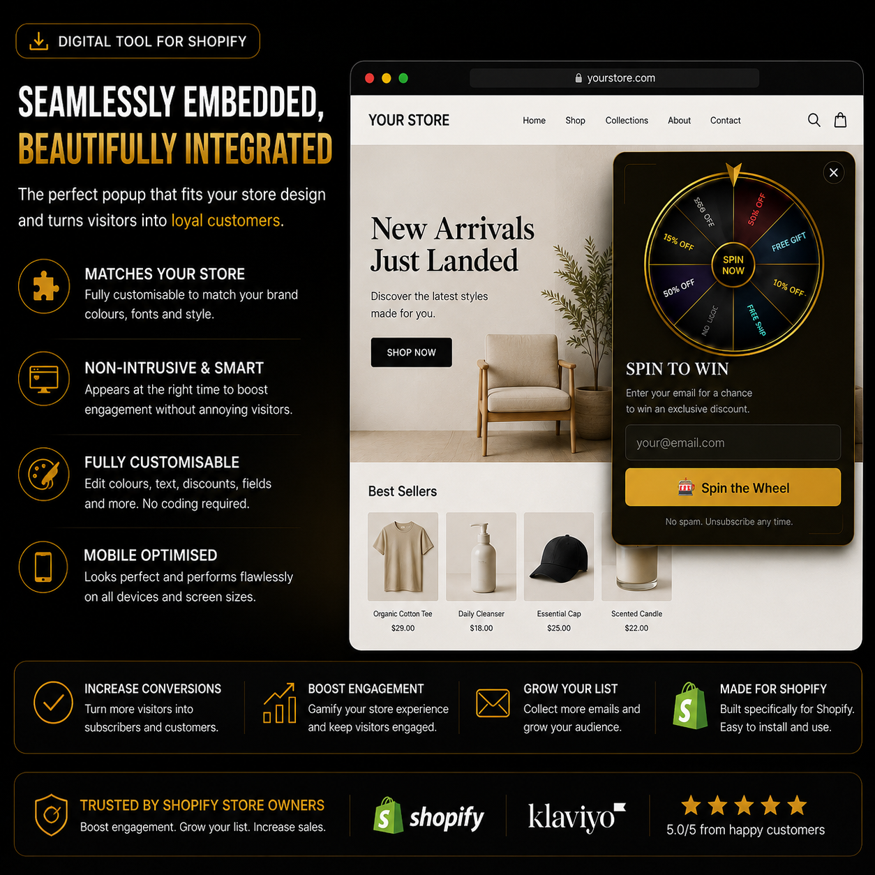 Spin to Win Wheel for Shopify